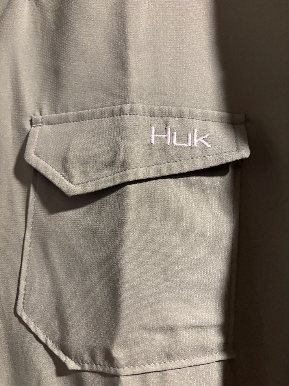 Huk Men's Light Gray Cargo Shorts